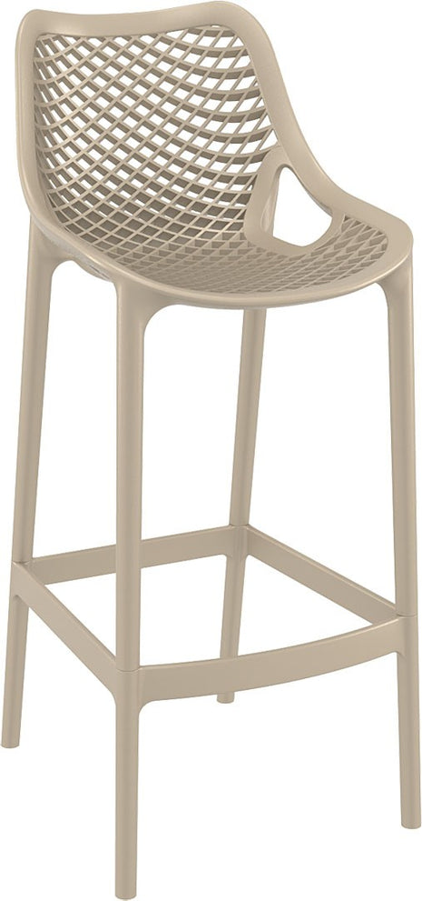 Beige Polypropylene Stool 75 cm | 45 x 53 x 105 cm