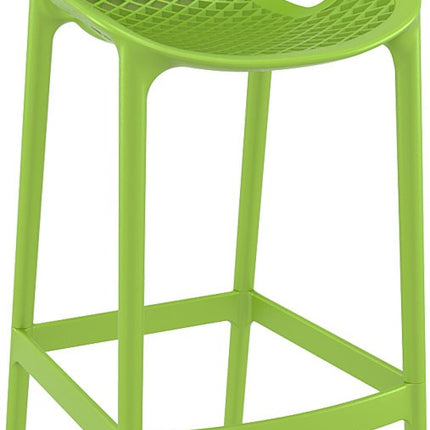 Polypropylene Stool Green 75 cm | 45 x 53 x 105 cm