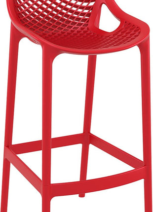 Polypropylene Stool Red 75 cm | 45 x 53 x 105 cm