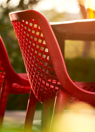 Polypropylene Stool Red 75 cm | 45 x 53 x 105 cm