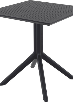 Polypropylene Table Black | 70 x 70 cm