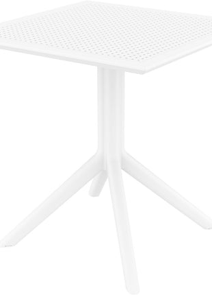 Polypropylene Table White | 70 x 70 cm