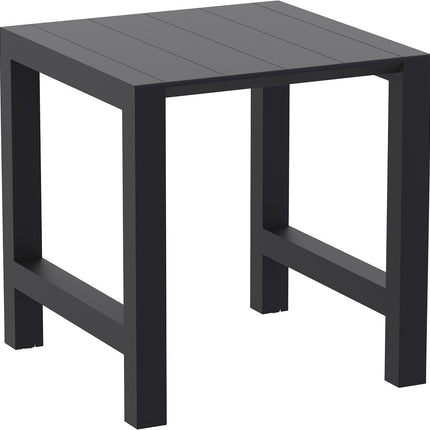 Expandable Polypropylene Bar Table Black | 100 x 100 cm / 140 cm