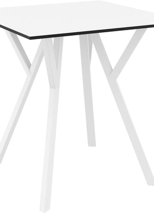 Polypropylene/HPL White Table | 70 x 70 cm