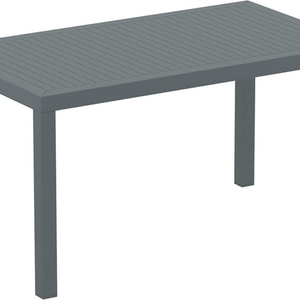 Dark Gray Polypropylene Table | 140 x 80 cm