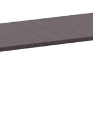 Extendable Polypropylene Table Dark Brown | 100 x 260 cm / 300 cm