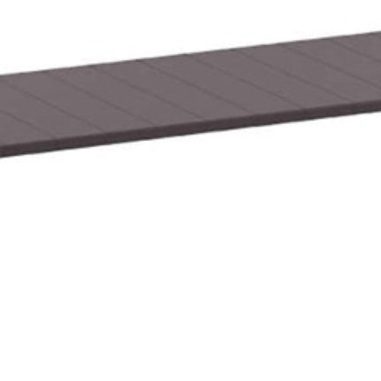 Extendable Polypropylene Table Dark Brown | 100 x 260 cm / 300 cm