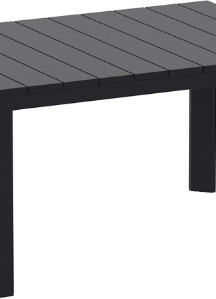 Expandable Polypropylene Table Black | 100 x 140 cm / 210 cm