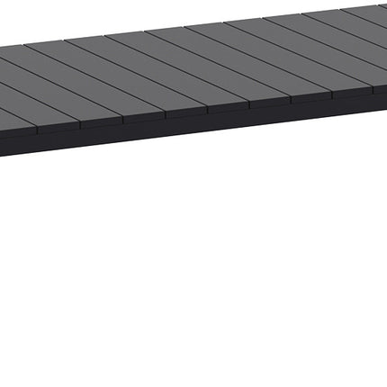 Expandable Polypropylene Table Black | 100 x 210 cm / 280 cm