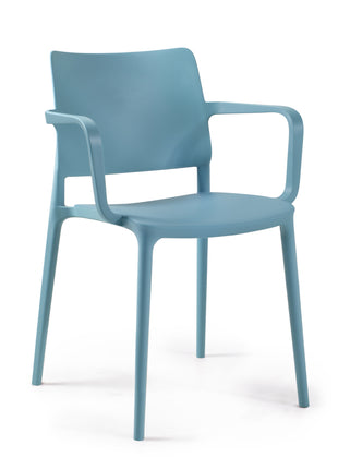 Polypropylene Armchair Blue | 56.3 x 53.5 x 79.5 cm