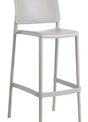 Polypropylene Stool Light Gray 75 cm | 47.8 x 50.75 x 99.4 cm