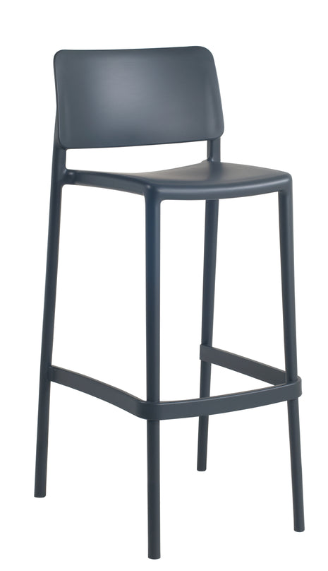 Anthracite Polypropylene Stool 75 cm | 47.8 x 50.75 x 99.4 cm