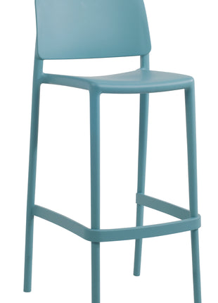 Polypropylene Stool Blue 75 cm | 47.8 x 50.75 x 99.4 cm