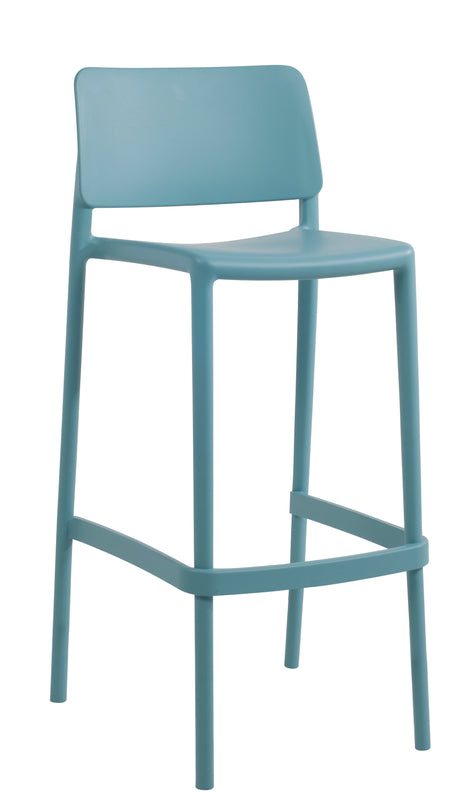 Polypropylene Stool Blue 75 cm | 47.8 x 50.75 x 99.4 cm