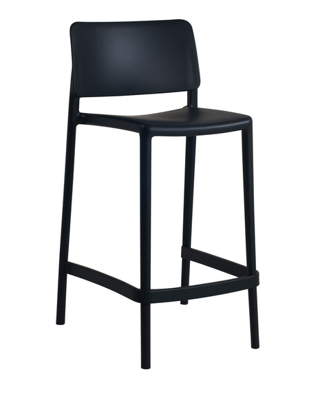 Polypropylene Stool Black 65 cm | 47.8 x 50.75 x 89.4 cm