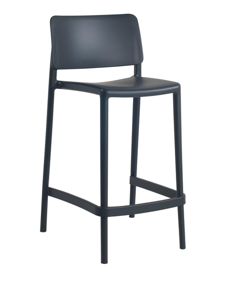 Anthracite Polypropylene Stool 65 cm | 47.8 x 50.75 x 89.4 cm