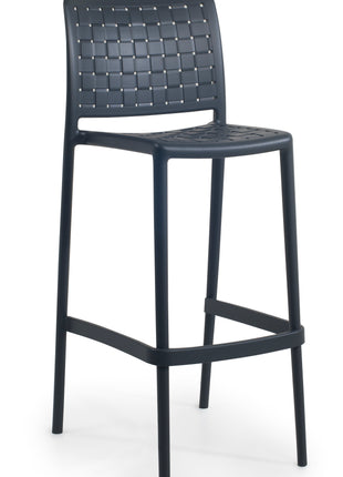 Anthracite Polypropylene Stool 75 cm | 47.8 x 50.75 x 104.6 cm