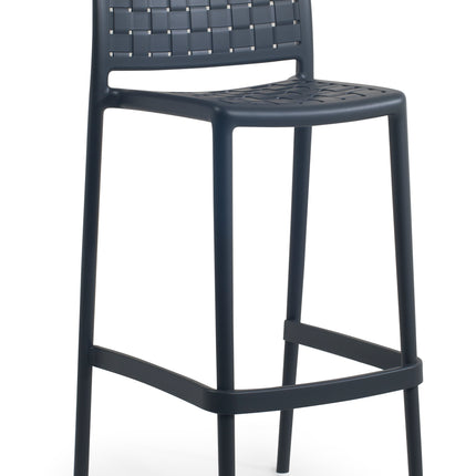 Anthracite Polypropylene Stool 75 cm | 47.8 x 50.75 x 104.6 cm