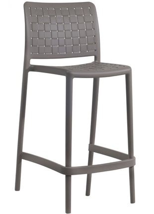 Polypropylene Stool Gray - Beige 65 cm | 47.8 x 50.75 x 94.6 cm