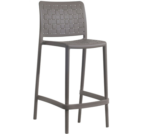 Polypropylene Stool Gray - Beige 65 cm | 47.8 x 50.75 x 94.6 cm