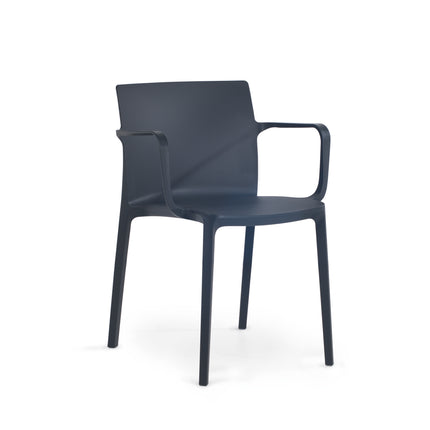 Anthracite Polypropylene Armchair | 57 x 54 x 78 cm