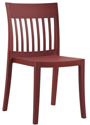 Polypropylene Chair Dark Red | 49 x 54 x 86 cm