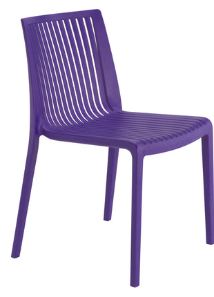 Purple Polypropylene Chair | 54 x 56 x 82 cm