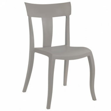 Polypropylene Chair Gray - Beige | 49 x 55 x 84 cm