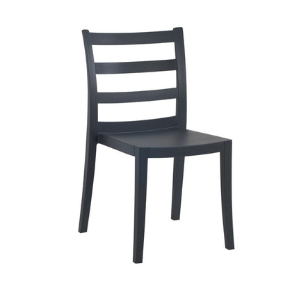 Anthracite Polypropylene Chair | 49 x 54 x 86 cm