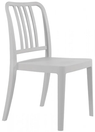 Polypropylene Chair Light Gray | 49.5 x 52 x 87 cm