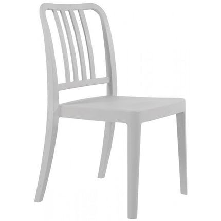 Polypropylene Chair Light Gray | 49.5 x 52 x 87 cm