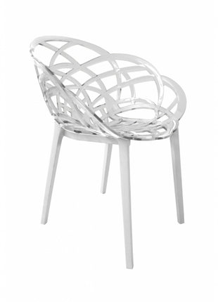 Armchair Polycarbonate Transparent| 59 x 60 x 83 cm