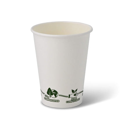 Single Wall Paper Cup 12 oz in Style 1 Design | 50 Pieces / Pack