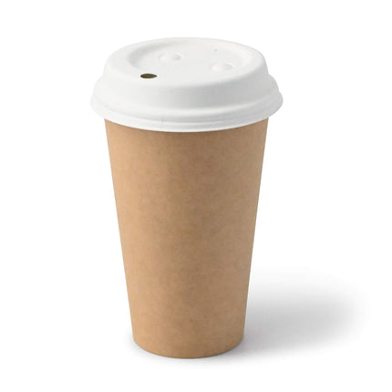 Single Wall Paper Cup 16 oz in Kraft Color | 50 Pieces / Pack