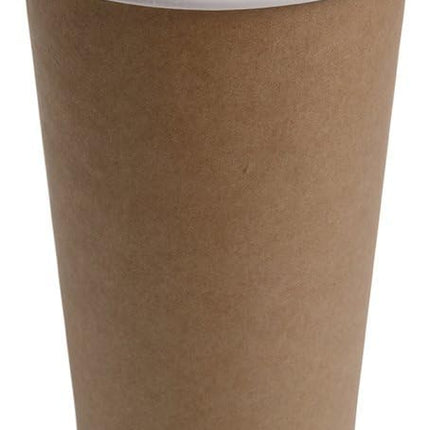 Double Wall Paper Cup 16 oz in Kraft Color | 25 Pieces / Pack