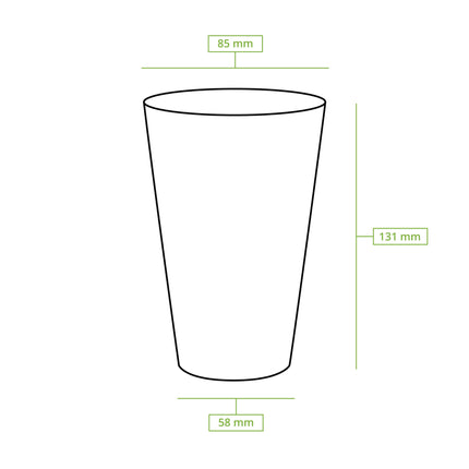 Ποτήρι Πολυκαρβονικό Διάφανο 400 ml | 10 Τεμάχια / Πακέτο