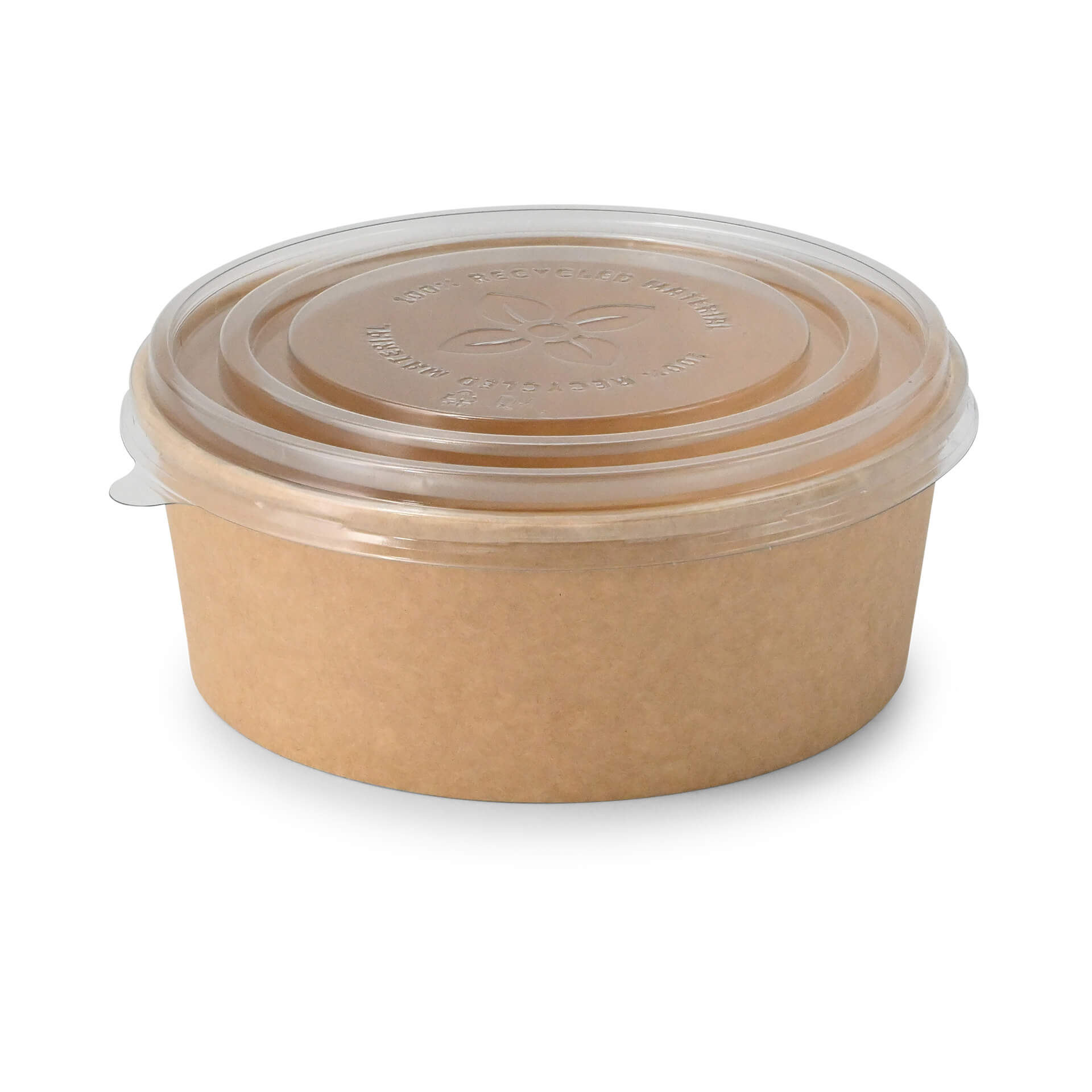 Μπωλ Σαλάτας Χάρτινο 1125 ml σε Kraft Χρώμα | 50 Τεμάχια / Πακέτο