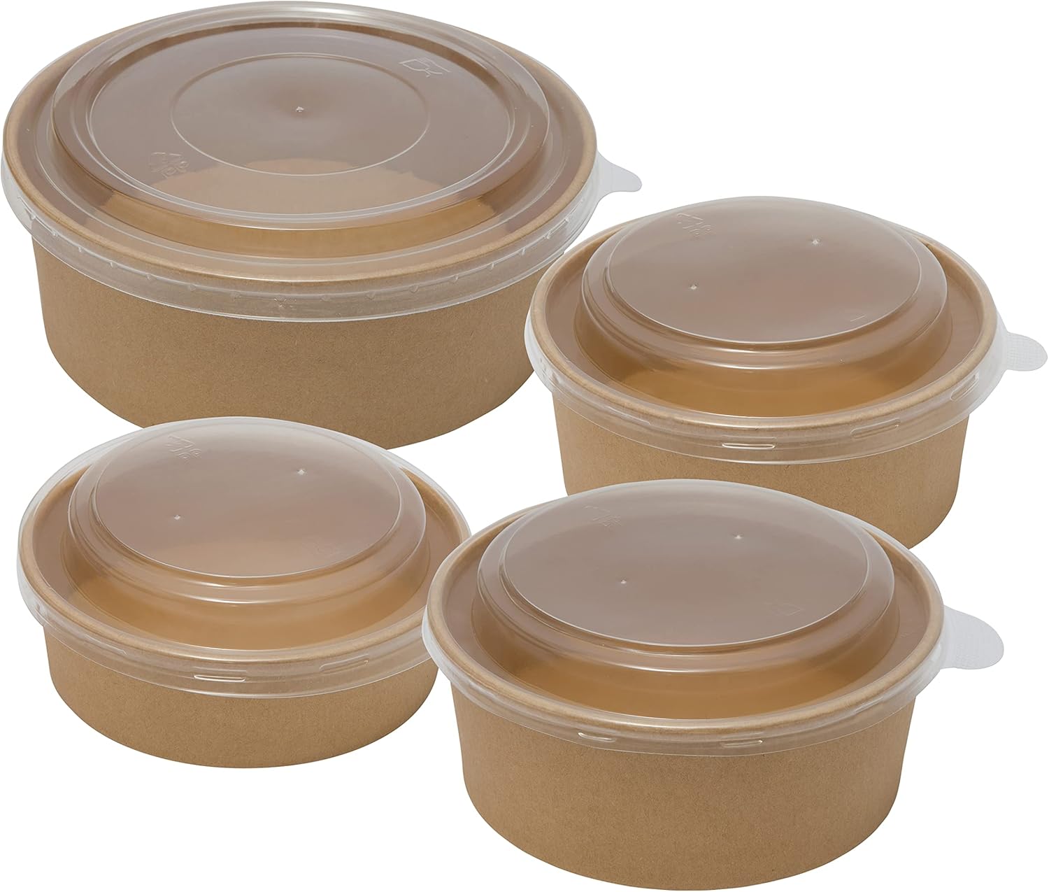 Καπάκι Σαλάτας ΡΕΤ για Μπωλ Σαλάτας 1125 - 1300 ml | 50 Τεμάχια / Πακέτο