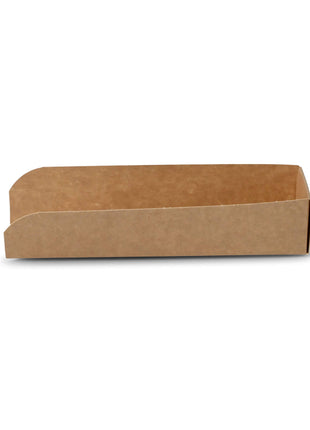 Θήκη Take Away Hot Dog 17,5 x 5 x 3,5 cm σε Kraft Χρώμα | 50 Τεμάχια / Πακέτο