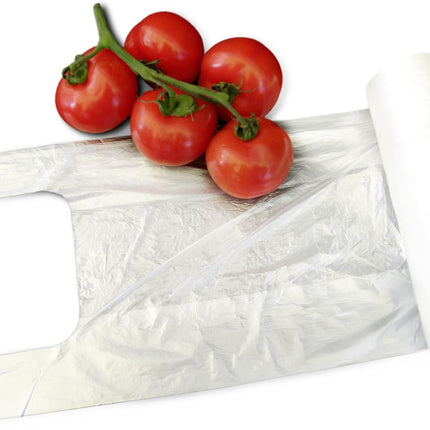 Plastic Transparent T-Shirt Bag on Roll 50 cm | 200 Pieces / Roll