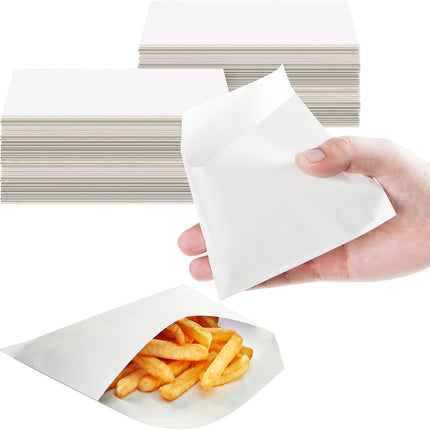 Paper Packaging for French Fries 11.5 x 10 cm in White Color | 3000 Pieces / Package