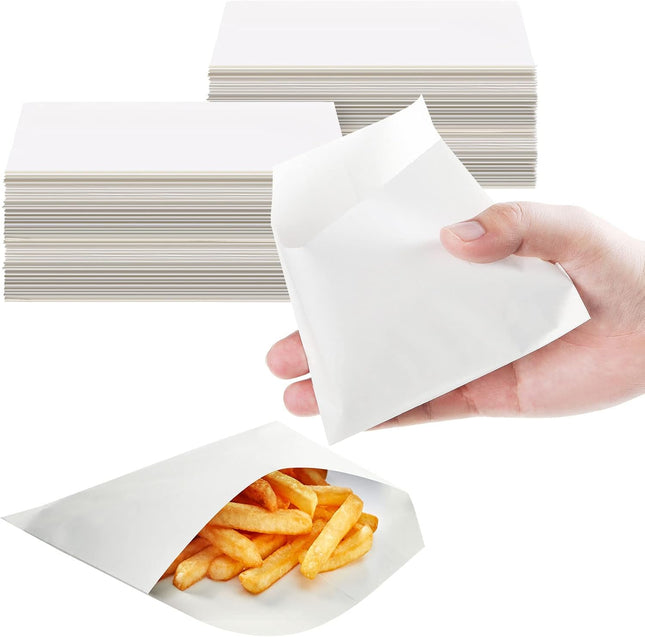 Paper Packaging for French Fries 11.5 x 10 cm in White Color | 3000 Pieces / Package