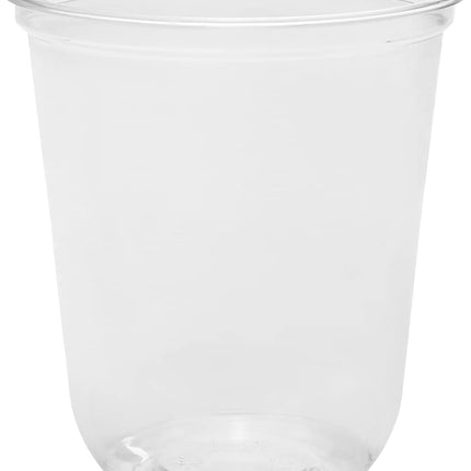 U-Shape Plastic Cup 330 ml in Transparent Color | 50 Pieces / Pack