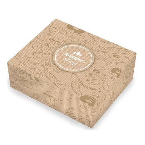 Pastry Box 14 x 10 x 7.5 cm (No. 2), Style 1 | 10 Kg / Package