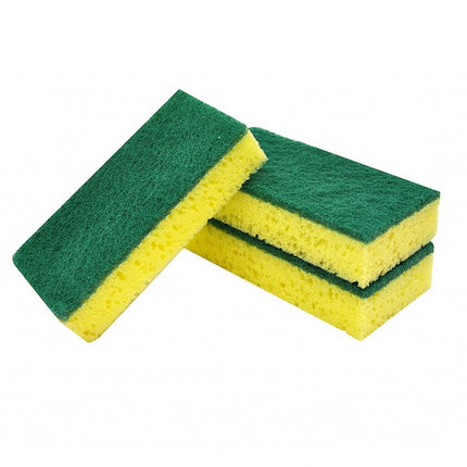 Kitchen Sponge with Wire | 60 Pieces / Pack